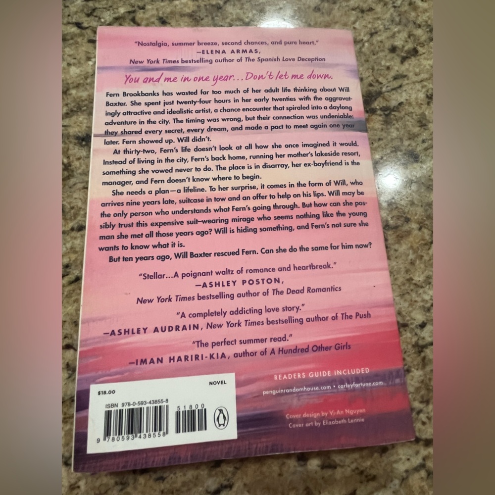 Meet Me at the Lake by Carley Fortune New York Best Selling Novel Paperback - Picture 2 of 7